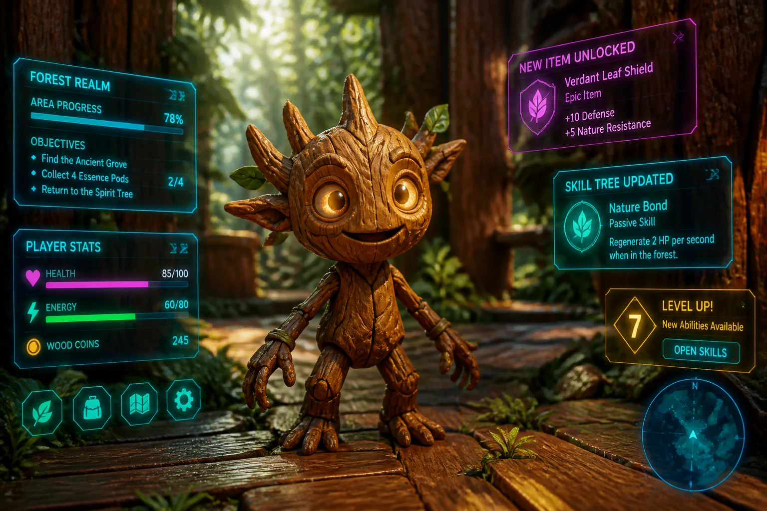 Daedalic and Tiny Monks Tales Release Extended Demo for Woodo During Steam Next Fest